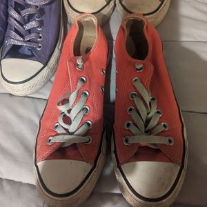 Hot pink converse